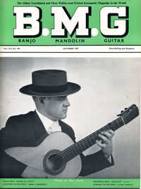 Brian Myatt on BMG magazine's front cover