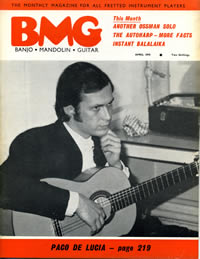 Paco de Lucia in BMG Magazine April 1970