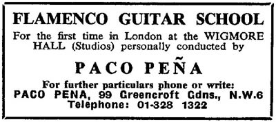Paco Pea's Flamenco Guitar School