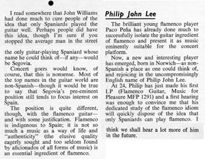 Philip John Lee BMG April 1969
